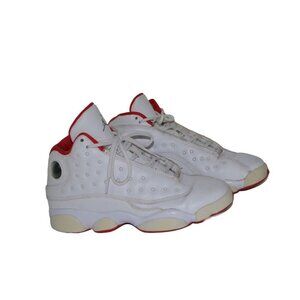 Nike Air Jordan 13 Retro History of Flight White & Red 414574-103 Size 6Y